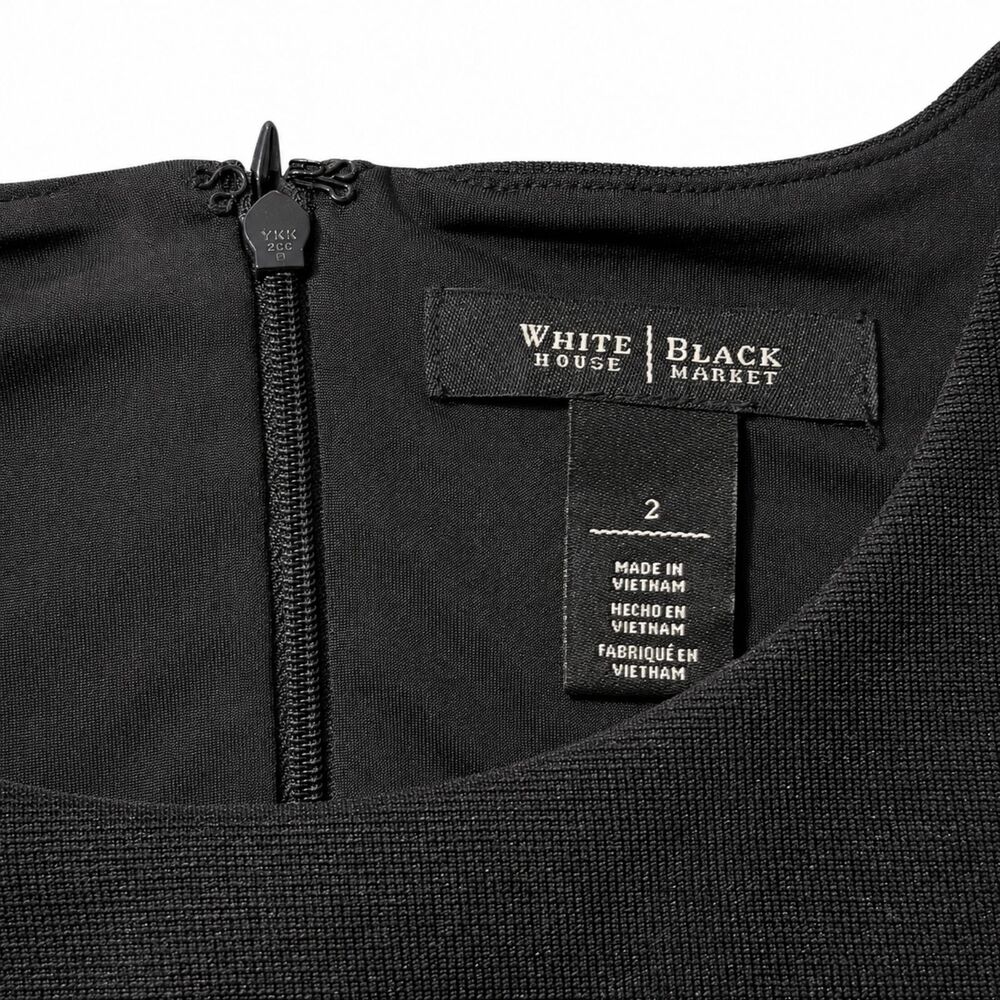 Sleeveless Twist-Front Black Top - Women - Picture 5 of 6